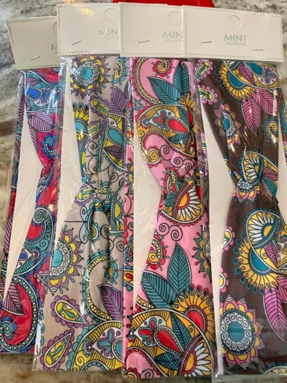 Bohemian Twist Headbands - 4 Pack by Mint Collection